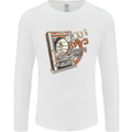 Pachinko Machine Arcade Game Pinball Mens Long Sleeve T-Shirt White