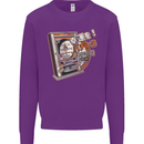 Pachinko Machine Arcade Game Pinball Mens Sweatshirt Jumper Purple