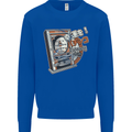 Pachinko Machine Arcade Game Pinball Mens Sweatshirt Jumper Royal Blue