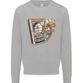 Pachinko Machine Arcade Game Pinball Mens Sweatshirt Jumper Sports Grey