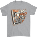 Pachinko Machine Arcade Game Pinball Mens T-Shirt Cotton Gildan Sports Grey
