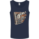 Pachinko Machine Arcade Game Pinball Mens Vest Tank Top Navy Blue
