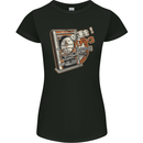 Pachinko Machine Arcade Game Pinball Womens Petite Cut T-Shirt Black