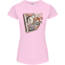 Pachinko Machine Arcade Game Pinball Womens Petite Cut T-Shirt Light Pink