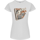 Pachinko Machine Arcade Game Pinball Womens Petite Cut T-Shirt White