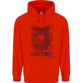 Pacific Pirates Sailing Sailor Boat Childrens Kids Hoodie Bright Red