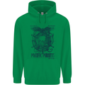 Pacific Pirates Sailing Sailor Boat Childrens Kids Hoodie Irish Green