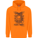 Pacific Pirates Sailing Sailor Boat Childrens Kids Hoodie Orange