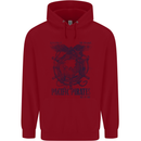 Pacific Pirates Sailing Sailor Boat Childrens Kids Hoodie Red