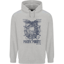 Pacific Pirates Sailing Sailor Boat Childrens Kids Hoodie Sports Grey