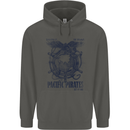 Pacific Pirates Sailing Sailor Boat Childrens Kids Hoodie Storm Grey