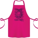 Pacific Pirates Sailing Sailor Boat Cotton Apron 100% Organic Pink