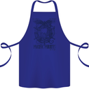 Pacific Pirates Sailing Sailor Boat Cotton Apron 100% Organic Royal Blue