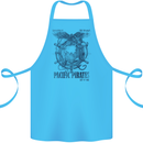 Pacific Pirates Sailing Sailor Boat Cotton Apron 100% Organic Turquoise
