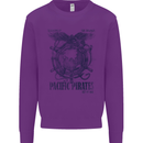 Pacific Pirates Sailing Sailor Boat Kids Sweatshirt Jumper Purple
