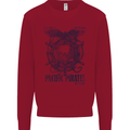 Pacific Pirates Sailing Sailor Boat Kids Sweatshirt Jumper Red