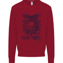 Pacific Pirates Sailing Sailor Boat Kids Sweatshirt Jumper Red