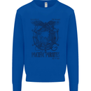Pacific Pirates Sailing Sailor Boat Kids Sweatshirt Jumper Royal Blue