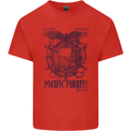 Pacific Pirates Sailing Sailor Boat Kids T-Shirt Childrens Red