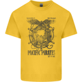 Pacific Pirates Sailing Sailor Boat Kids T-Shirt Childrens Yellow