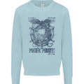 Pacific Pirates Sailing Sailor Boat Mens Sweatshirt Jumper Light Blue
