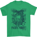 Pacific Pirates Sailing Sailor Boat Mens T-Shirt Cotton Gildan Irish Green