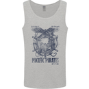 Pacific Pirates Sailing Sailor Boat Mens Vest Tank Top Sports Grey
