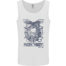 Pacific Pirates Sailing Sailor Boat Mens Vest Tank Top White