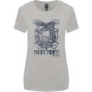 Pacific Pirates Sailing Sailor Boat Womens Wider Cut T-Shirt Sports Grey