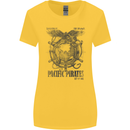 Pacific Pirates Sailing Sailor Boat Womens Wider Cut T-Shirt Yellow