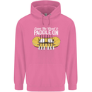 Paddle On Funny White Water Rafting Dinghy Childrens Kids Hoodie Azalea