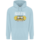 Paddle On Funny White Water Rafting Dinghy Childrens Kids Hoodie Light Blue