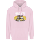 Paddle On Funny White Water Rafting Dinghy Childrens Kids Hoodie Light Pink