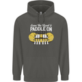 Paddle On Funny White Water Rafting Dinghy Childrens Kids Hoodie Storm Grey