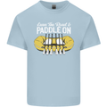 Paddle On Funny White Water Rafting Dinghy Kids T-Shirt Childrens Light Blue