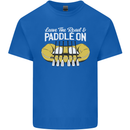 Paddle On Funny White Water Rafting Dinghy Kids T-Shirt Childrens Royal Blue