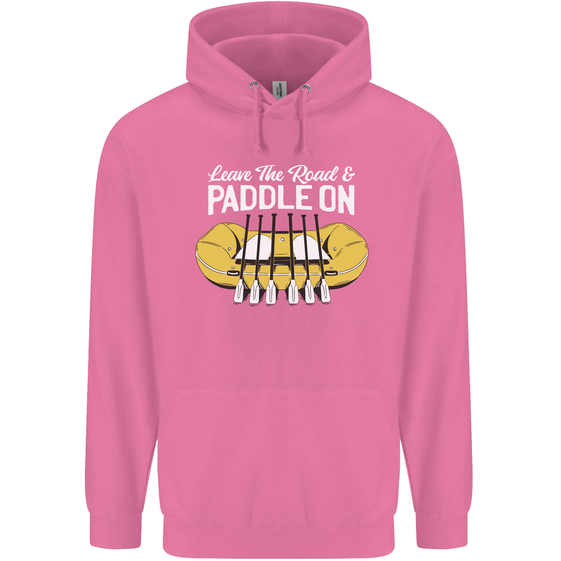 Paddle On Funny White Water Rafting Dinghy Mens 80% Cotton Hoodie Azelea