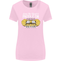 Paddle On Funny White Water Rafting Dinghy Womens Wider Cut T-Shirt Light Pink