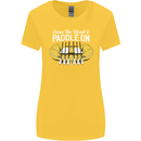 Paddle On Funny White Water Rafting Dinghy Womens Wider Cut T-Shirt Yellow
