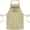 Paddle On White Water Rafting Dinghy Funny Cotton Apron 100% Organic Khaki