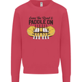 Paddle On White Water Rafting Dinghy Funny Kids Sweatshirt Jumper Heliconia