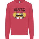 Paddle On White Water Rafting Dinghy Funny Kids Sweatshirt Jumper Heliconia