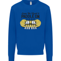 Paddle On White Water Rafting Dinghy Funny Kids Sweatshirt Jumper Royal Blue