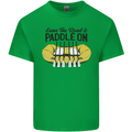 Paddle On White Water Rafting Dinghy Funny Kids T-Shirt Childrens Irish Green