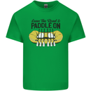 Paddle On White Water Rafting Dinghy Funny Mens Cotton T-Shirt Tee Top Irish Green