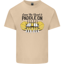 Paddle On White Water Rafting Dinghy Funny Mens Cotton T-Shirt Tee Top Sand