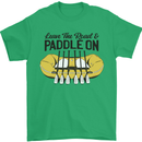 Paddle On White Water Rafting Dinghy Funny Mens T-Shirt 100% Cotton Irish Green