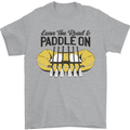 Paddle On White Water Rafting Dinghy Funny Mens T-Shirt 100% Cotton Sports Grey
