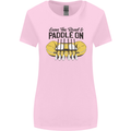 Paddle On White Water Rafting Dinghy Funny Womens Wider Cut T-Shirt Light Pink