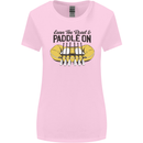Paddle On White Water Rafting Dinghy Funny Womens Wider Cut T-Shirt Light Pink